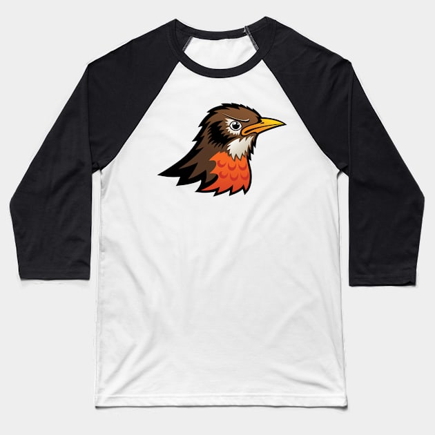 Bird Baseball T-Shirt by SWON Design
